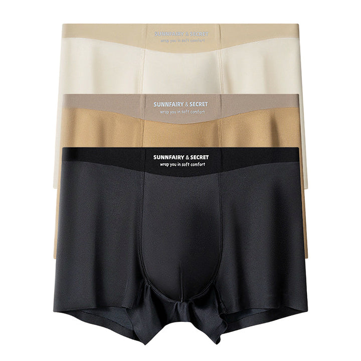 En række mænds boxershorts i forskellige farver, alle designet for komfort.
