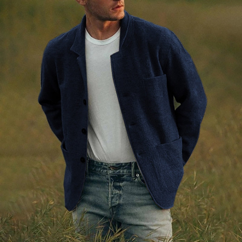 Elegant herre Bram-frakke til smart casual og business casual. Alsidig mode frakke til enhver lejlighed.