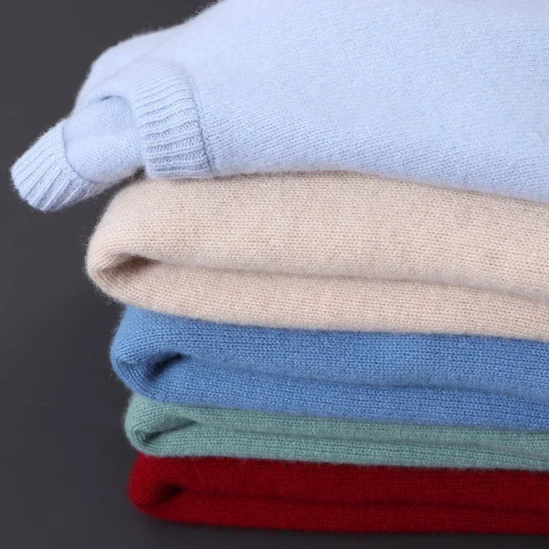 Kasjmirblanding sweater til mænd med geometrisk mønster, perfekt til stilfuld fritidsmode.