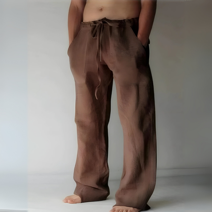 Trendy sommerbukser til mænd. Komfortable, lette og åndbare for en moderne stil og varme dage.