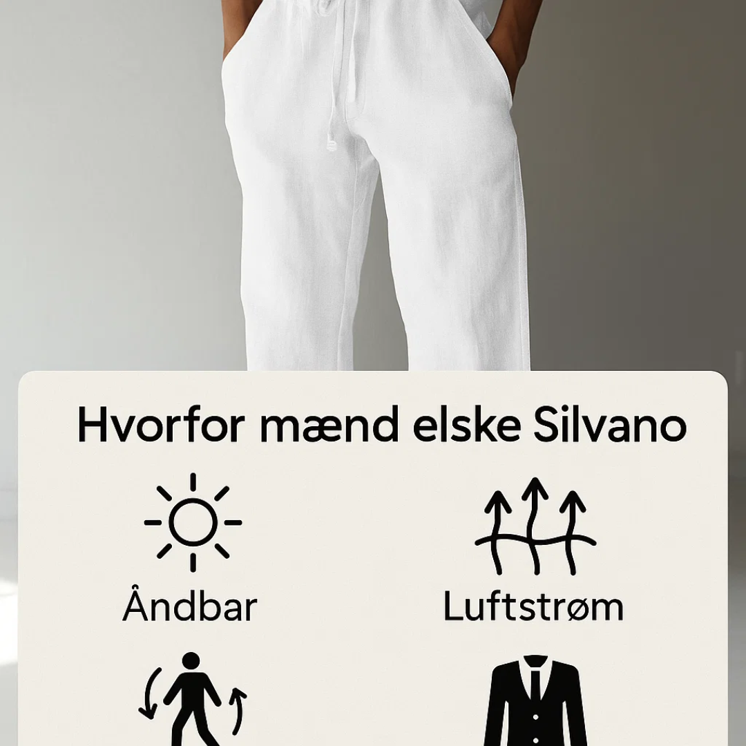 Moderne herresommerbukser. Stilfulde, luftige og med en behagelig, afslappet pasform.