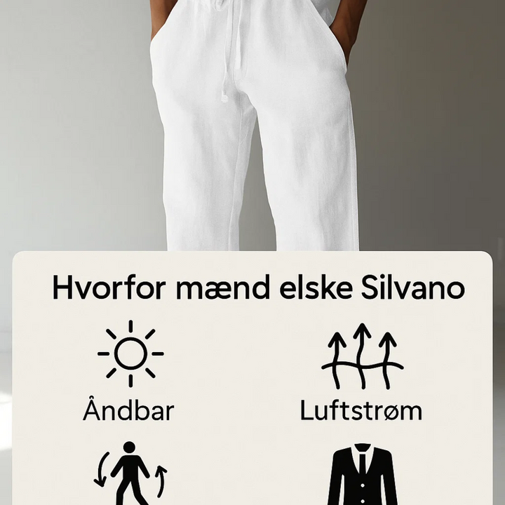 Moderne herresommerbukser. Stilfulde, luftige og med en behagelig, afslappet pasform.