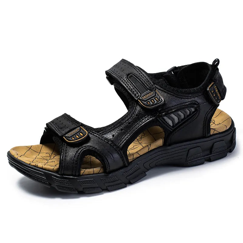 Mænds og kvinders komfort sandaler med justerbar velcro-lukning for optimal pasform og støtte.