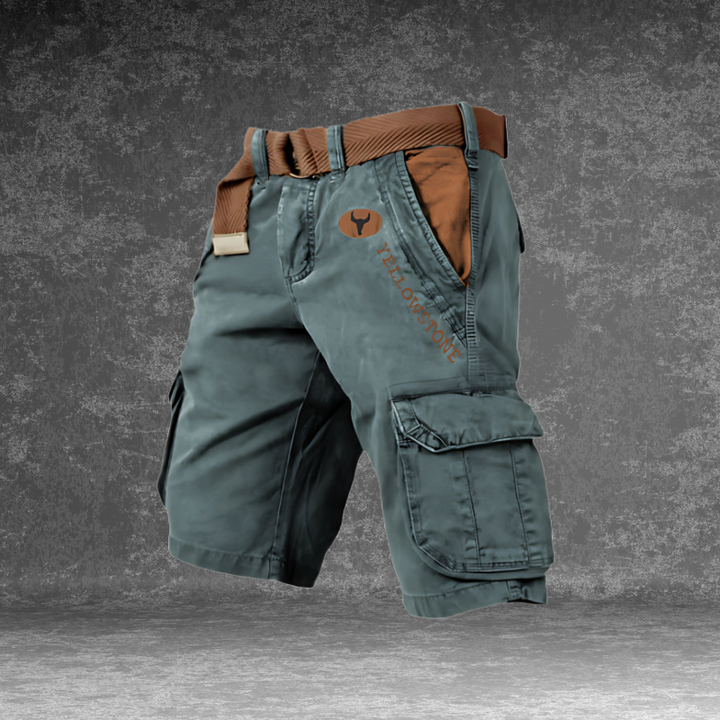 Klassiske cargo shorts til mænd. Komfortable lommeshorts til fritid og afslappet sommerbrug.