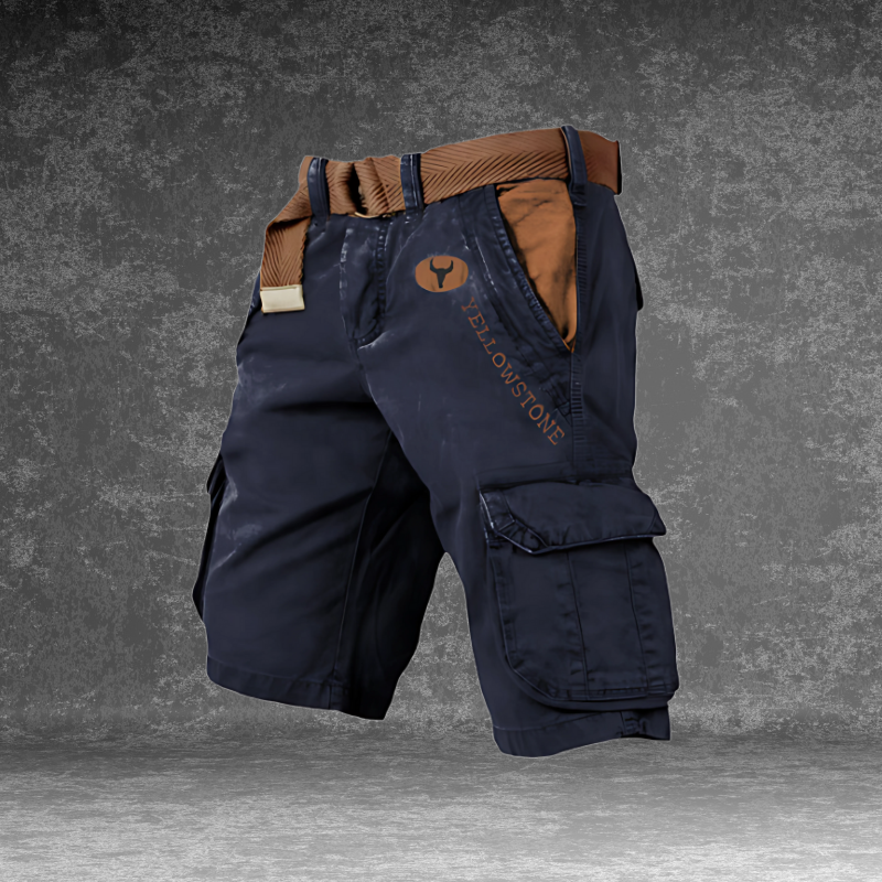 Alsidige cargo shorts til mænd. Passer perfekt til forår og sommer. Praktiske til hverdagsbrug.