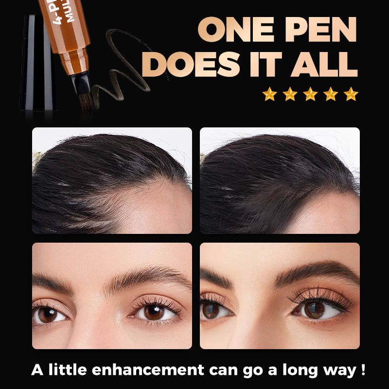 Skægstyling pen, der garanterer smudsafvisende og svedfast definition af skægget og hårgrænsen.