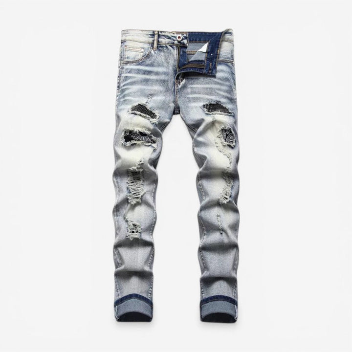 Herre slim fit bukser i ankellængde. Alsidige og stilfulde, ideelle til casual hverdagsbrug.