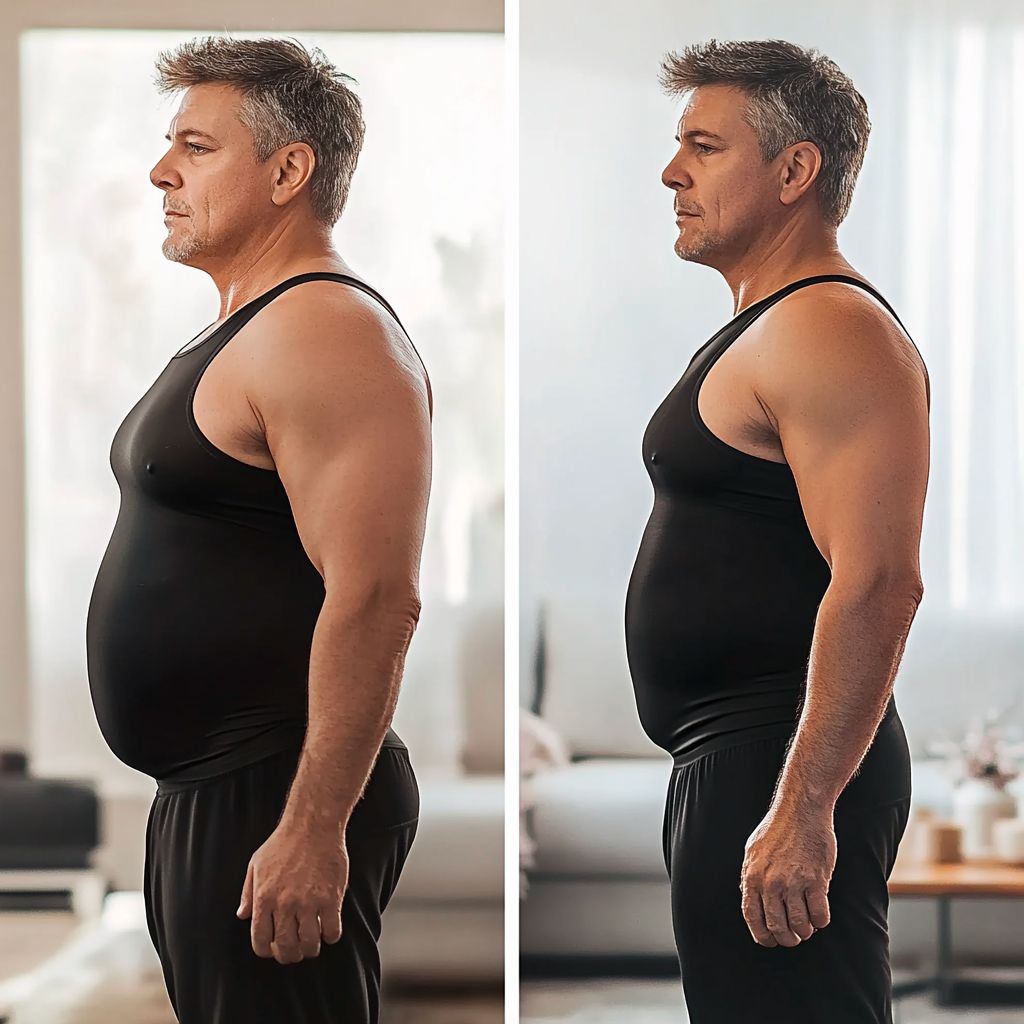 Åndbar kropsformende kompressionsvest til mænd, lavet af nylon/spandex for behagelig støtte til muskler.