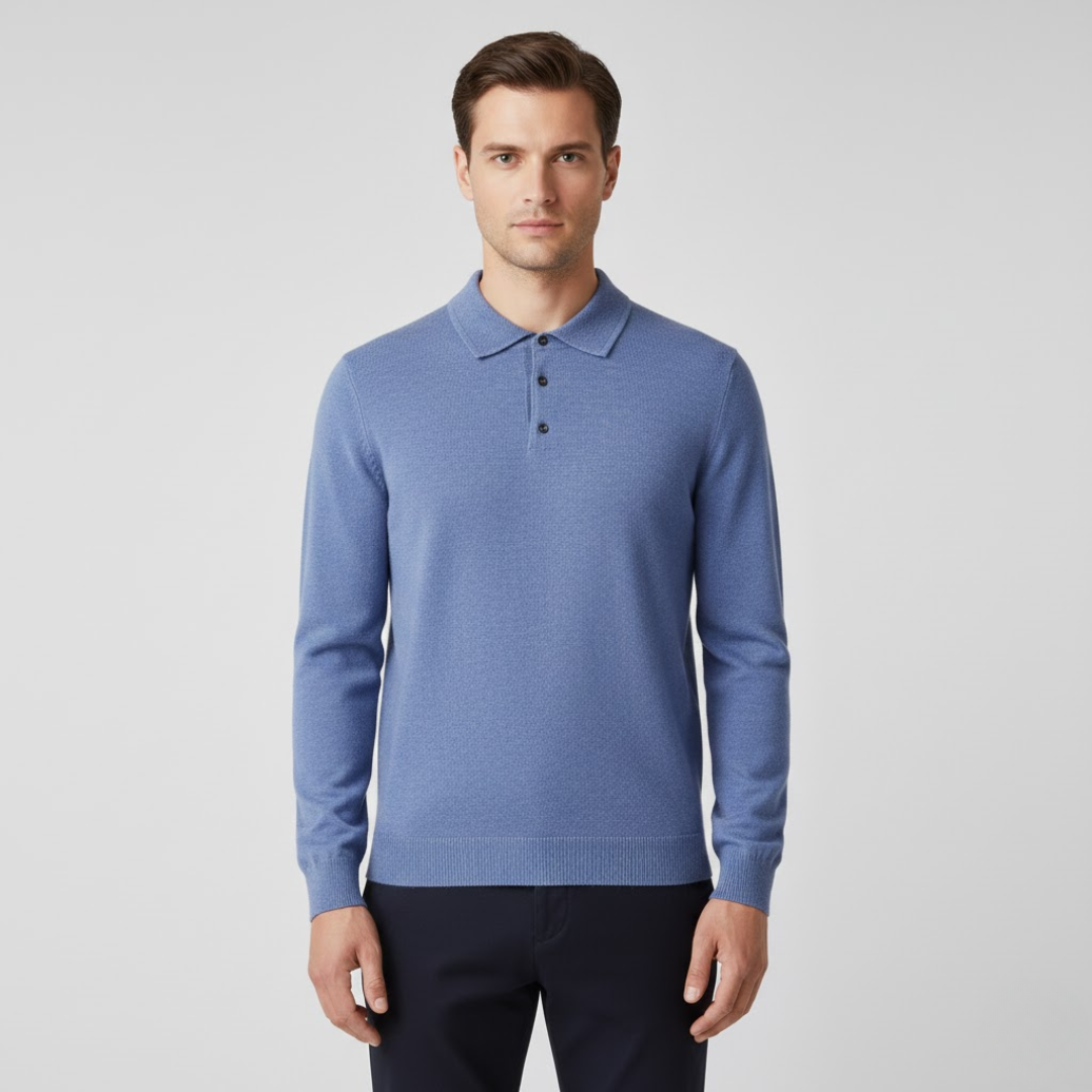 Alsidig Marius herre polo skjorte, der kombinerer komfort med et tidløst design.