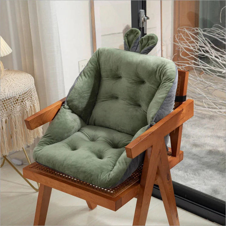 Ergonomisk designet siddepude for rygstøtte & trykaflastning til langvarig siddekomfort.