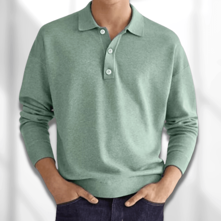 Stilfuld MetroBlend poloshirt til mænd. Komfortabelt herretøj for et moderne, afslappet look.