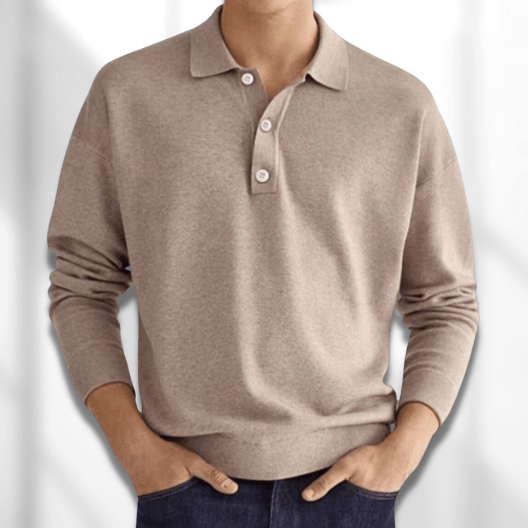 MetroBlend herre poloshirt. Klassisk kortærmet design for mænd, der søger stilfuld komfort i hverdagen.