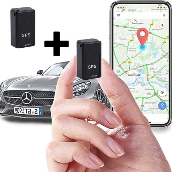 Mini GPS-tracker med live-sporing, perfekt til tyverisikring af bil, cykel og værdigenstande.