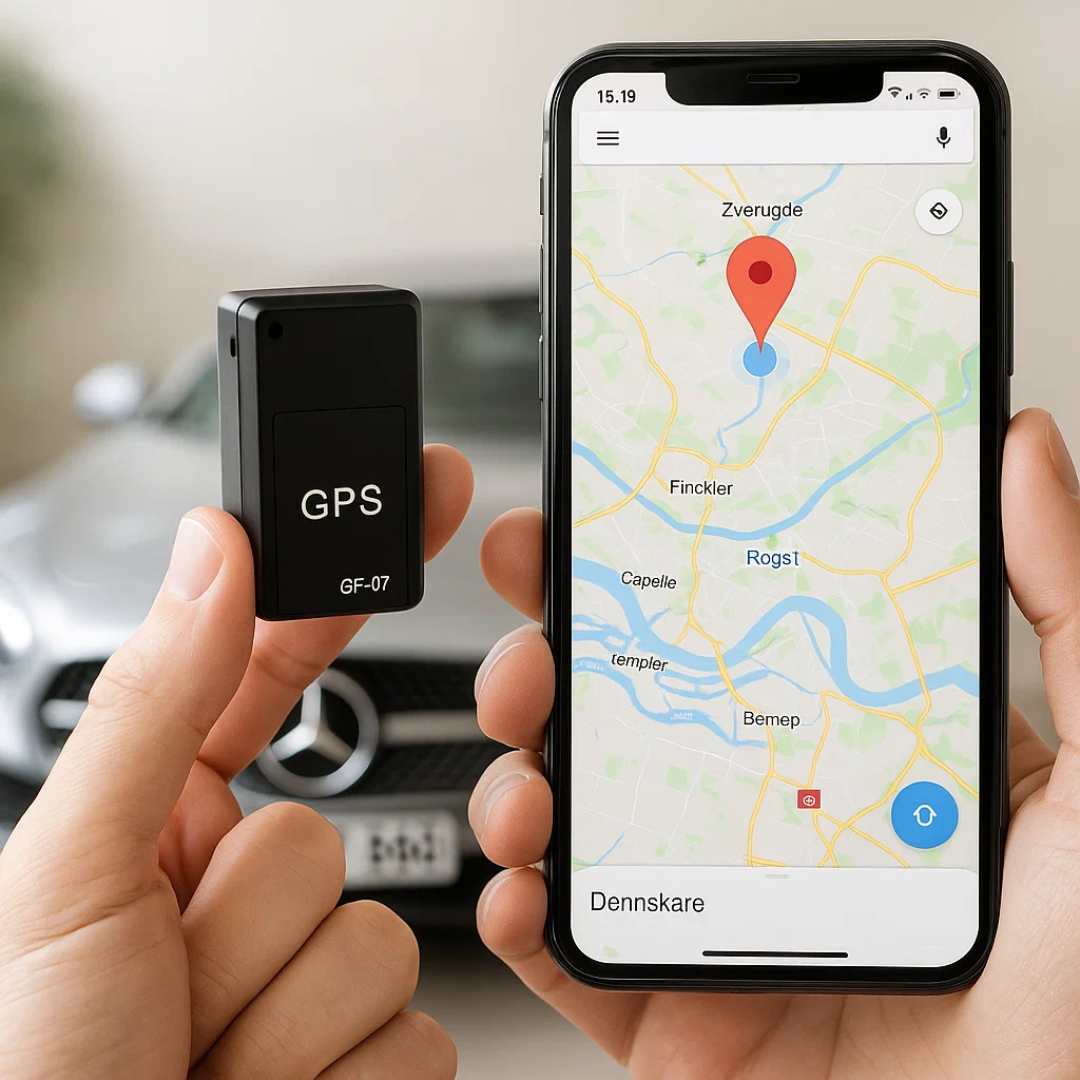 GPS-tracker med live-sporing i realtid, se præcis placering på kortet via app.