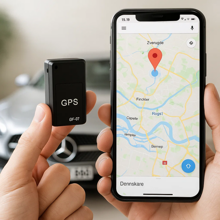 GPS-tracker med live-sporing i realtid, se præcis placering på kortet via app.