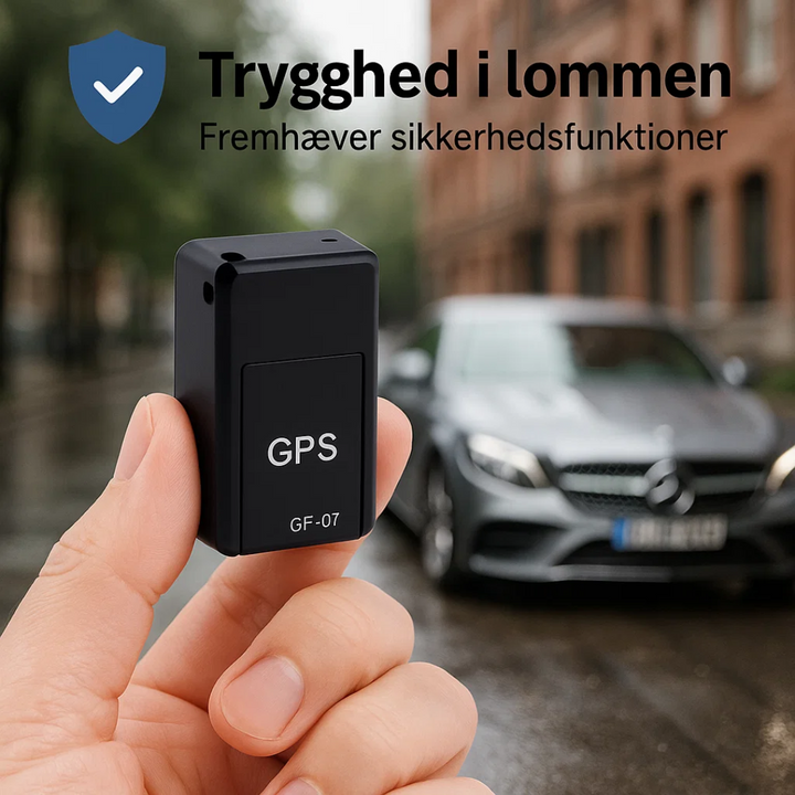 Magnetisk mini GPS-tracker med lydfunktion og realtid lokalisering for øget sikkerhed.