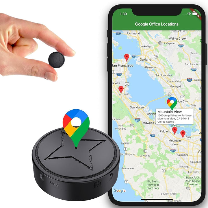 Magnetisk GPS til bil. Udendørs elektronik for anti-tyveri og præcis sporing.