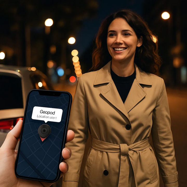 Magnetisk mini GPS til køretøjer. Nem installation, realtid sporing, høj sikkerhed.