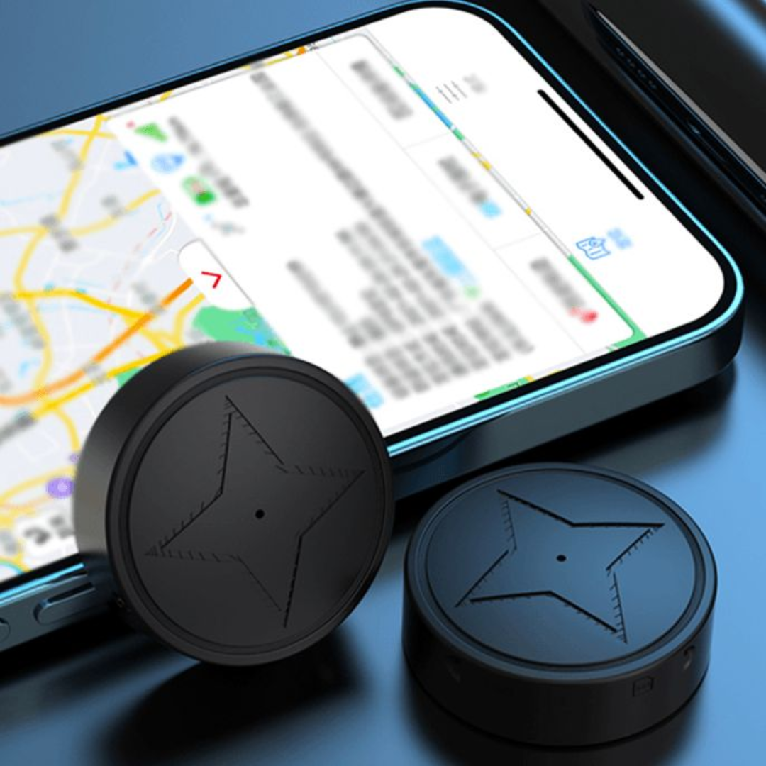 Magnetisk GPS-tracker. Lille, diskret, til bil- og køretøjssikkerhed. Live sporing.
