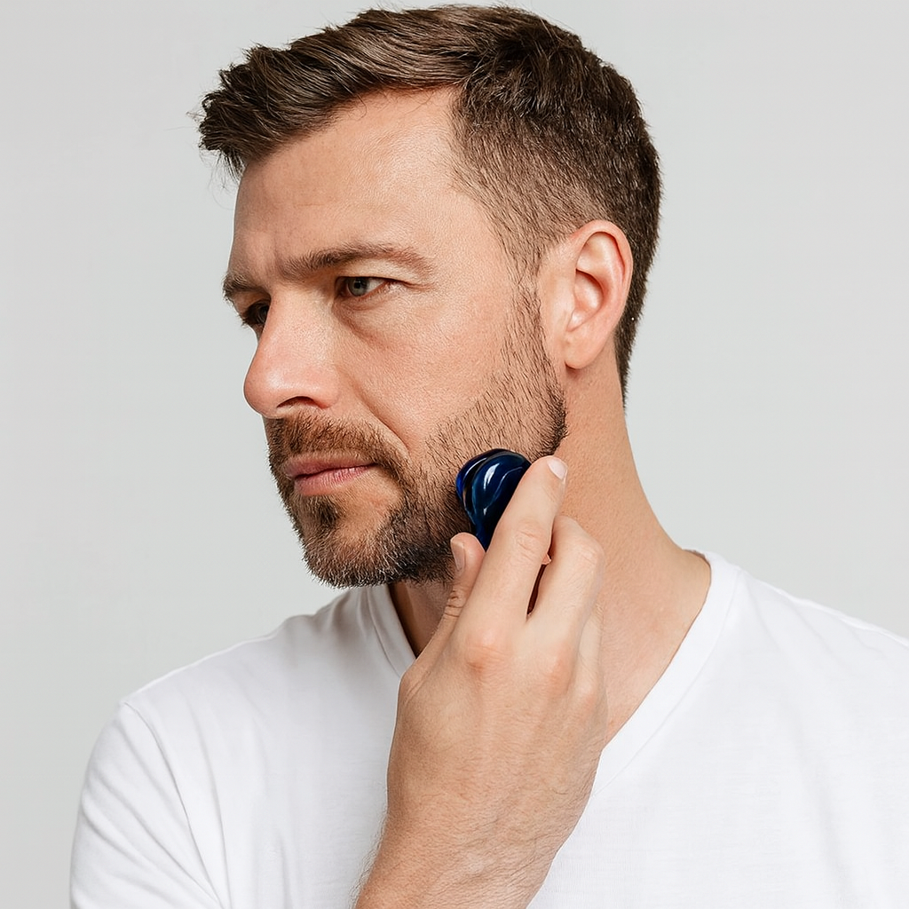 Mini rejsebarbermaskine til mænd & kvinder. Glat hud overalt med kompakt design.