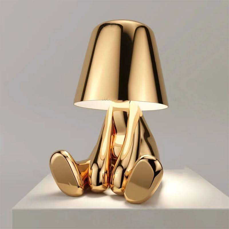 Moderne genopladelig LED bordlampe med touch dæmper. Perfekt til stuen eller soveværelset.
