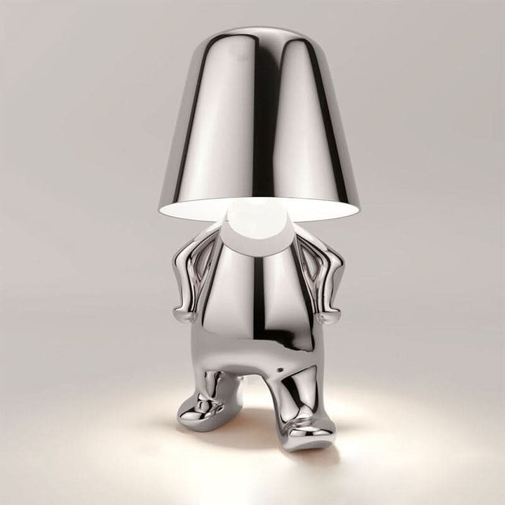 Genopladelig LED bordlampe med moderne design. Trådløs og med touch dæmper til boligindretning.