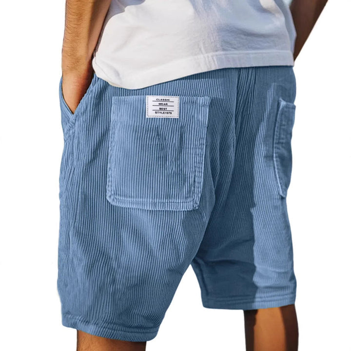 Urban stil herreshorts til mænd, med elastisk linning og moderne design, perfekt til sommerfritid.