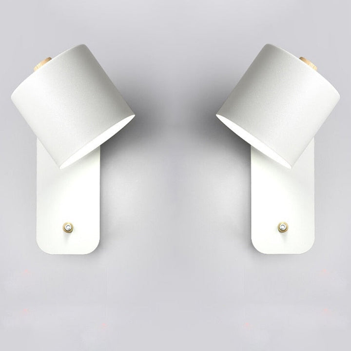 Moderne LED væglampe, stilfuld vægbelysning. Ideel som ganglampe, stuelampe eller kontorbelysning.