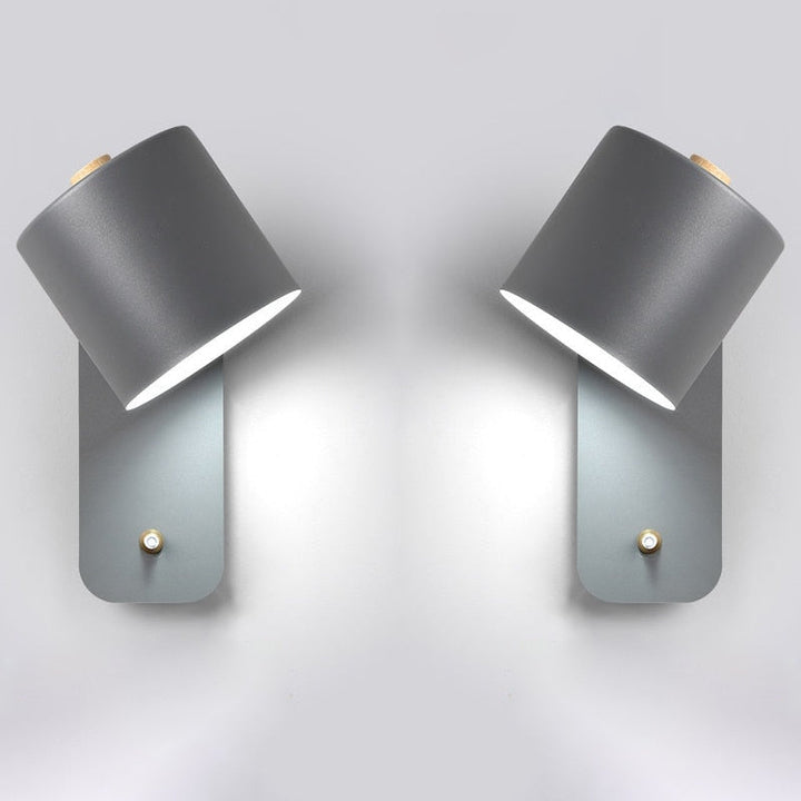 LED væglampe med afbryder. Ideel til stilren vægbelysning og en hyggelig atmosfære.