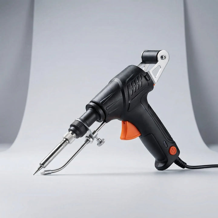 Ergonomisk loddepistol til DIY og reparationer. Automatisk loddetilførsel for effektive lodninger.