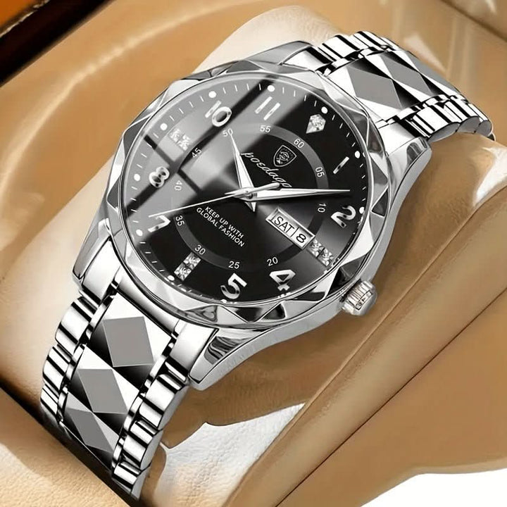 Elegant titanium armbåndsur til mænd. Kombinerer stil med robusthed, vandtæt og klar til eventyr.