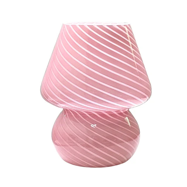 Murano bordlampe i luksus design. Håndlavet lampe, skaber hyggelig bordbelysning.