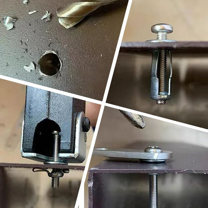 M4 petal møtrik viser unik udformning for udvidet kontaktflade, sikrer stabil montering.
