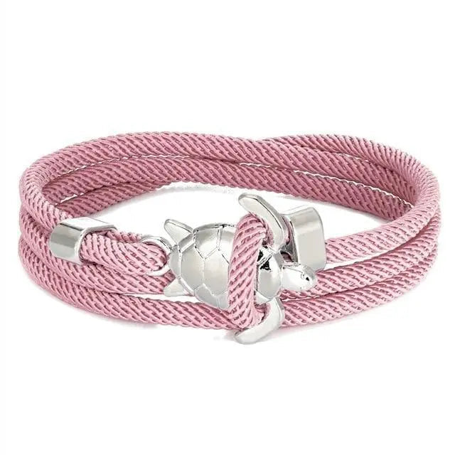 Unisex maritimt armbånd med anker & reb design. Justerbar pasform. Perfekt som trendy sommer accessory.