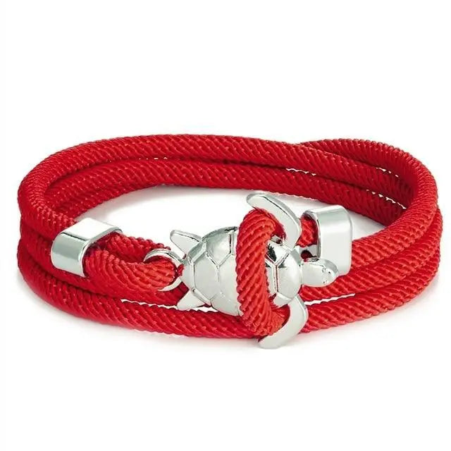 Elegant anker armbånd i robust reb. Dette justerbare unisex smykke fanger den maritime ånd.
