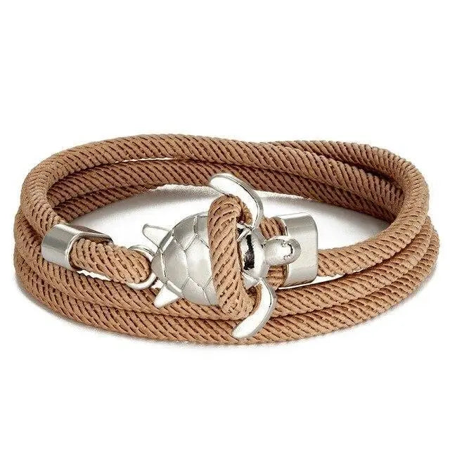 Dame anker armbånd i stilfuldt reb. Letvægts og justerbart maritimt smykke til sommer og hverdagsbrug.