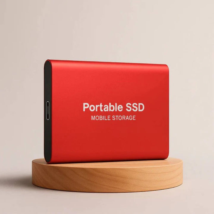 Kompakt NomadDash bærbar SSD til hurtig dataoverførsel. Perfekt til mobil opbevaring med USB-C.