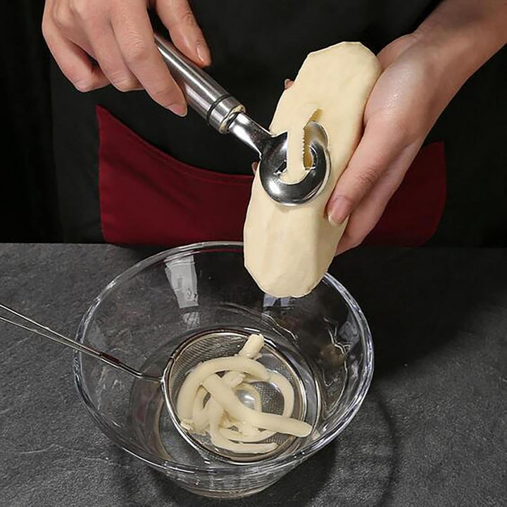 NoodlEase nudelskærer i rustfrit stål til perfekte hjemmelavede nudler og pasta.