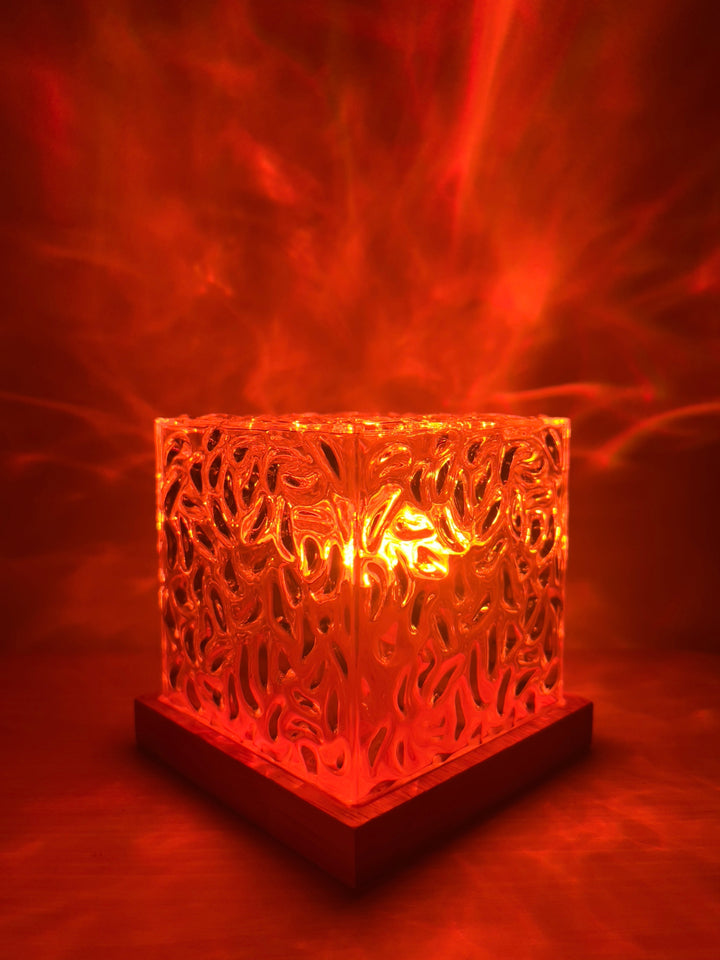 Perfekt gave: Nordlys projektor lampe. Unik belysning med farveskift for hygge og afslapning i hjemmet.