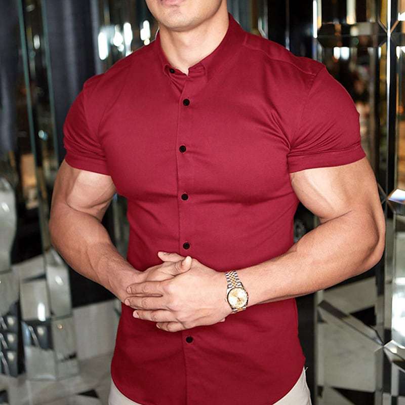Modebevidst Oliver herreskjorte, slim-fit med klassisk design, alsidig til alle anledninger.