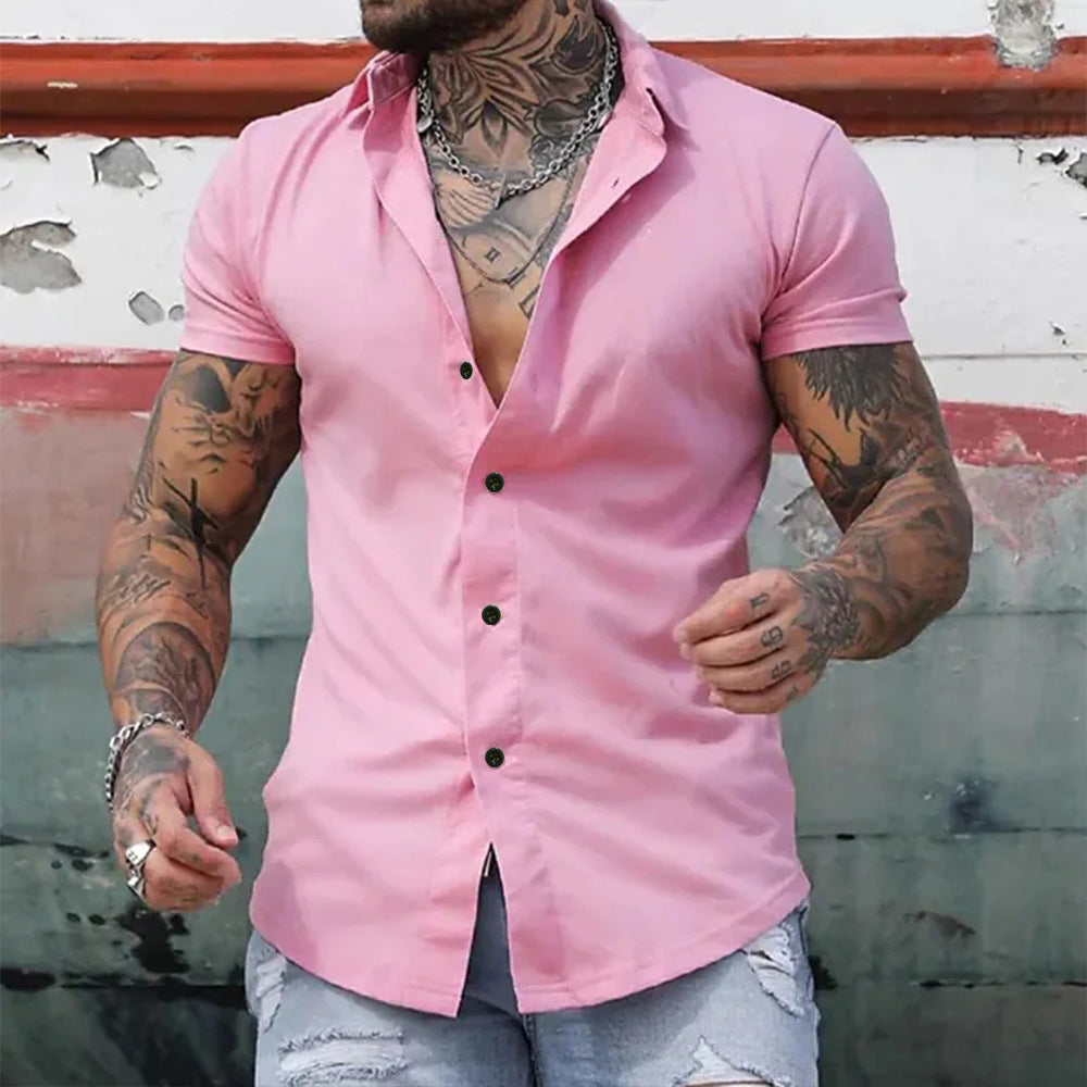 Oliver fritidsskjorte i slim-fit, elegant og komfortabel til hverdagsbrug.