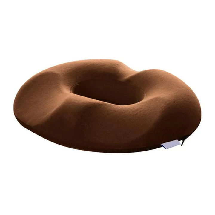 Unisex sædepude, blå. Ergonomisk design for smerteaflastning, rygstøtte og komfort i kontorstol/bil.