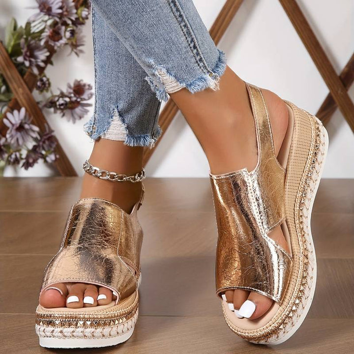 Elegante letvægt sandaler til kvinder, stilfulde hverdagssandaler med god fodstøtte og sommerdesign.