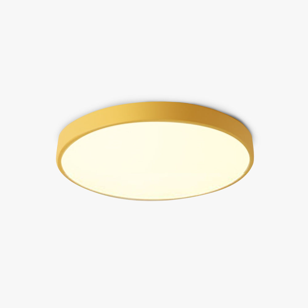 Indendørs LED loftlampe PastelRing. Pastelfarvet, energibesparende, og skaber moderne stemningslys.