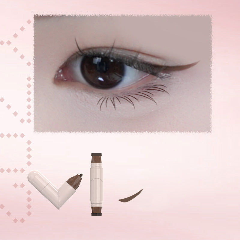 Fokus på øje med perfekt vinge eyeliner. Langtidsholdbar og vandfast kosmetik for kvinders skønhed.