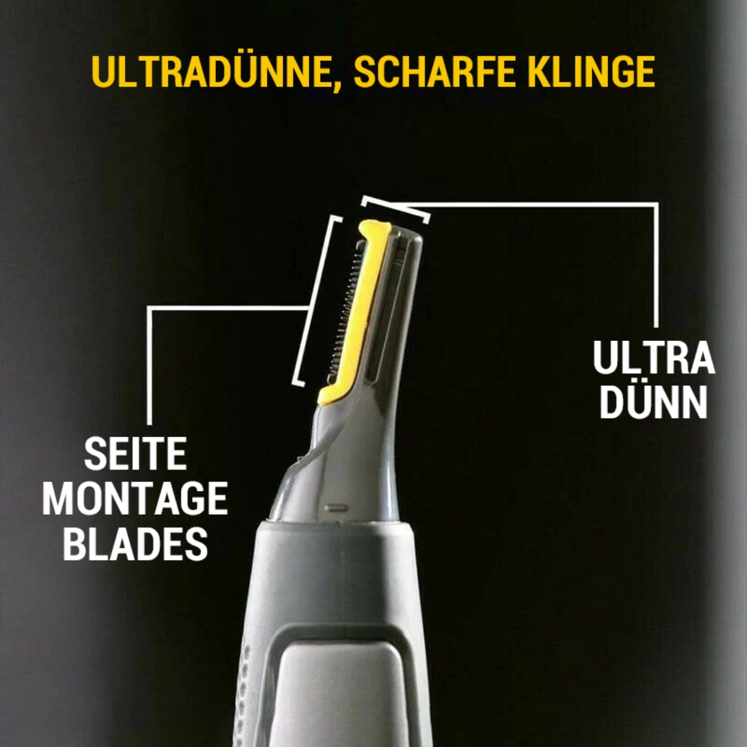 Højtydende personlig plejetrimmer med LED-lys, ideel til præcis styling af skæg og øjenbryn.