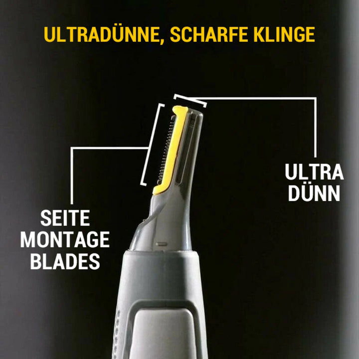 Højtydende personlig plejetrimmer med LED-lys, ideel til præcis styling af skæg og øjenbryn.