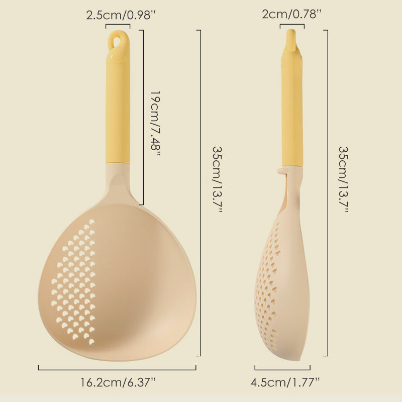 Moderne drænske i holdbar nylon/silikone. Perfekt til den bevidste kok der vil undgå rod.