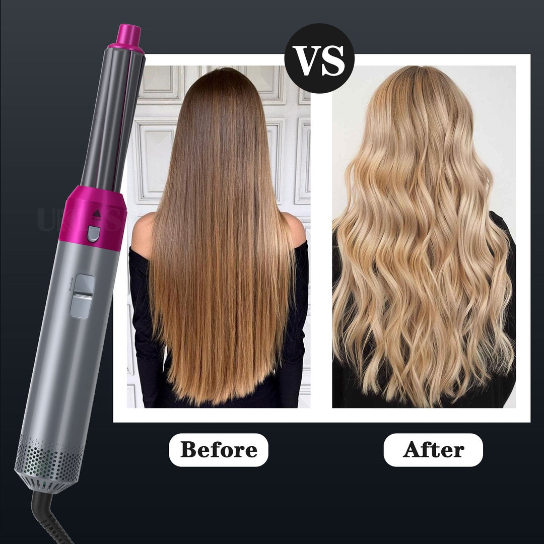 Skånsom 5-i-1 multistyler til kvinder. Beskytter håret under styling, mens du opnår professionelle looks.