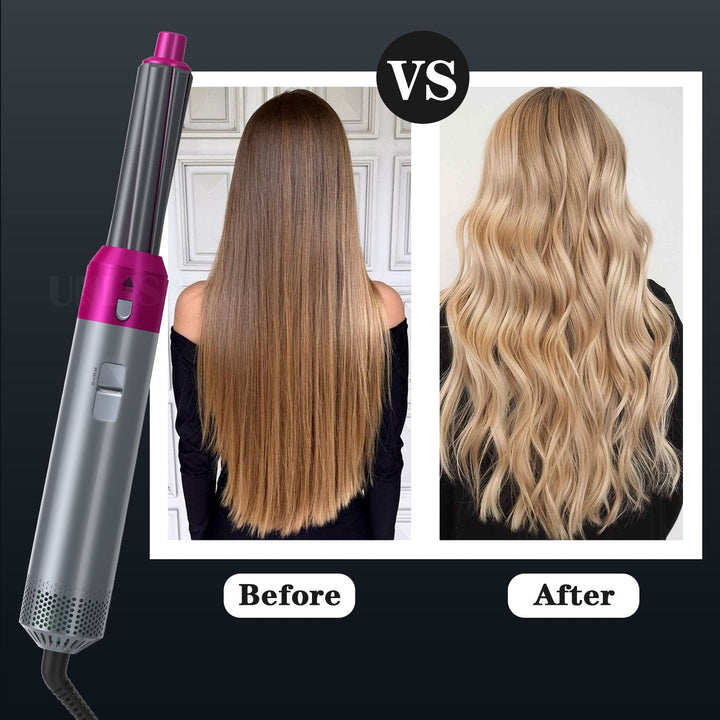 Skånsom 5-i-1 multistyler til kvinder. Beskytter håret under styling, mens du opnår professionelle looks.